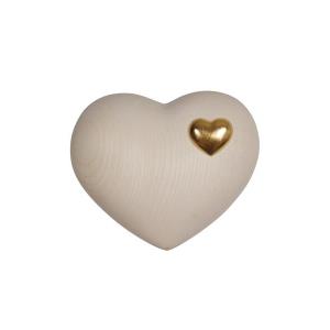 Urne Cuore Linde mit cuoricino gold