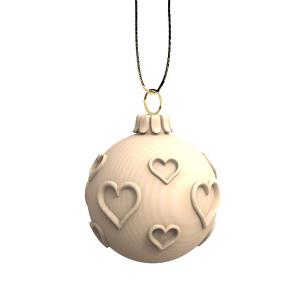 Sfera di Natale cuore