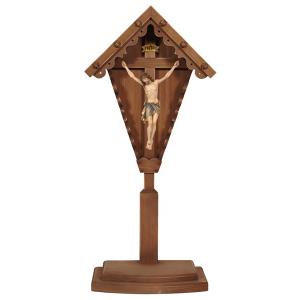 Corpus Siena on field cross dark stained