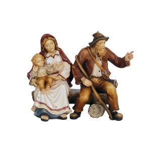 KO Shepherdess with child and shepherd on bench