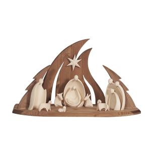 Nativity Ambiente Design 11 pcs - stable Ambiente with led